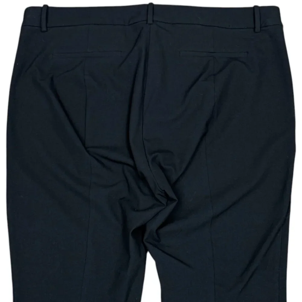 J. CREW Women's EUC Ruby Full-Length Stretch Twill Pant in Black | Size 18‎